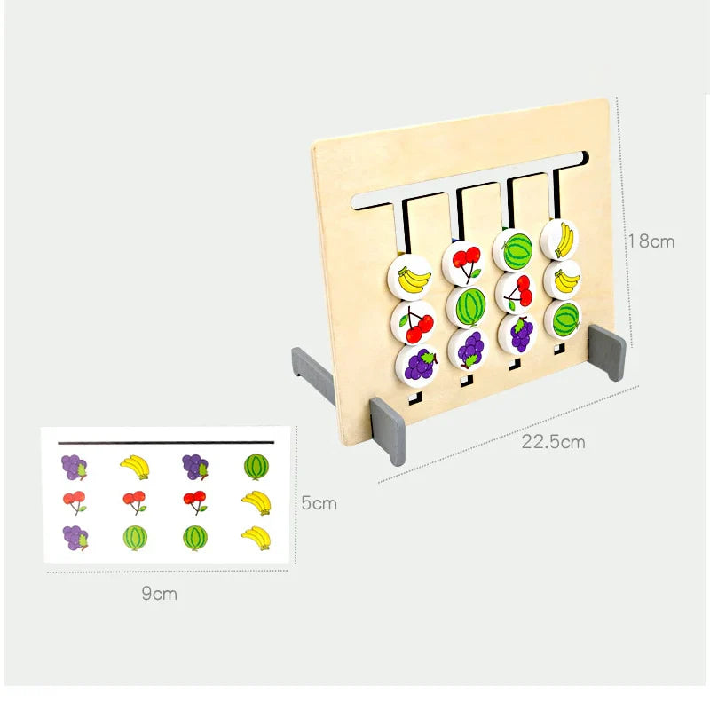 DenkHolz | Spielerisch Lernen zu Argumentieren - Montessori Holz Sortierpuzzle
