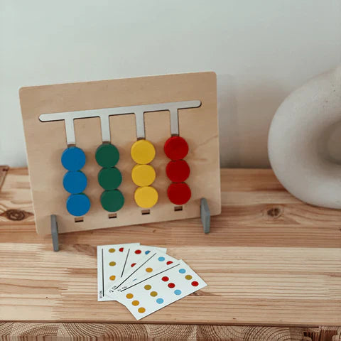 DenkHolz | Spielerisch Lernen zu Argumentieren - Montessori Holz Sortierpuzzle