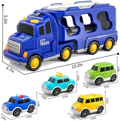 TruckTrail | Abenteuer auf Rädern mit Licht und Ton - Transport Spielzeugset