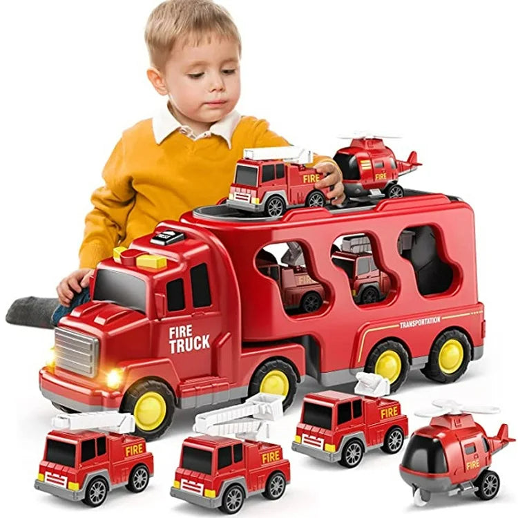 TruckTrail | Abenteuer auf Rädern mit Licht und Ton - Transport Spielzeugset