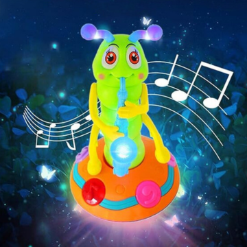 BoogieBug | Schaukelspaß mit Musik und Lichtern - Musikalische Spielraupe