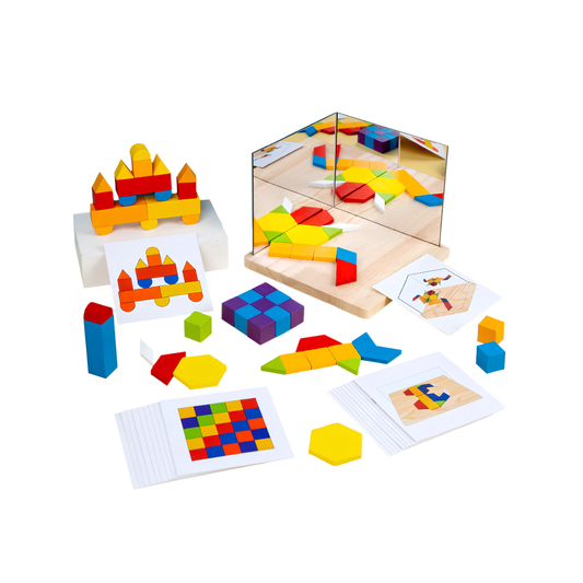 MirrorMagic | Spiegeln und Entdecken - Spiegelblock-Puzzleset