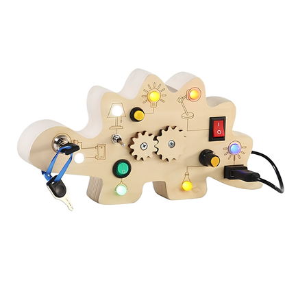 DinoQuest | Motorische Fähigkeiten und Problemlösungslernen - Montessori Activity Board