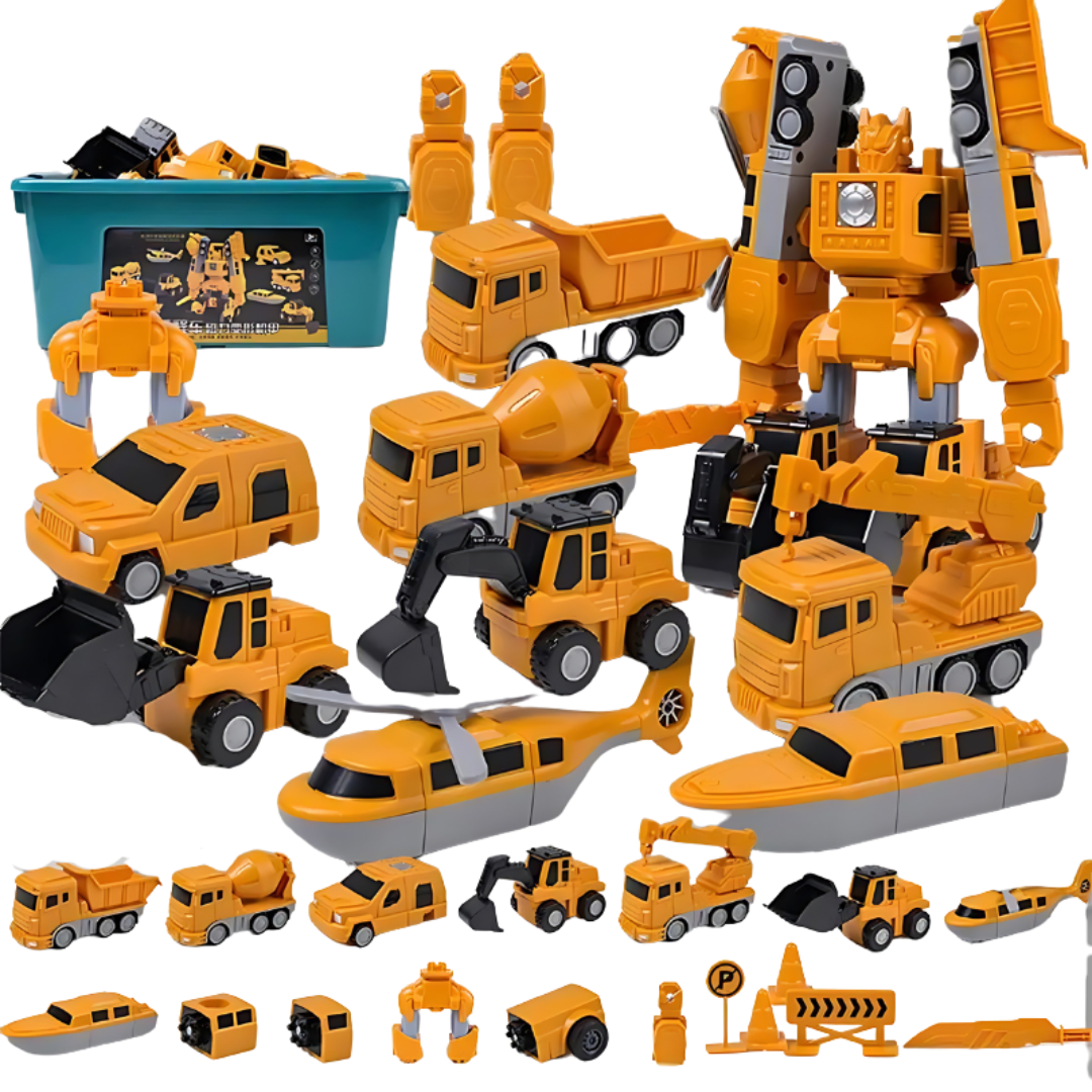 Magnetischer Roboterbaukasten | Bewegliche und rotierende Figuren bauen