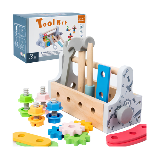 BuildiBox | Lernen mit Freude bauen - Holzkiste für Werkzeuge