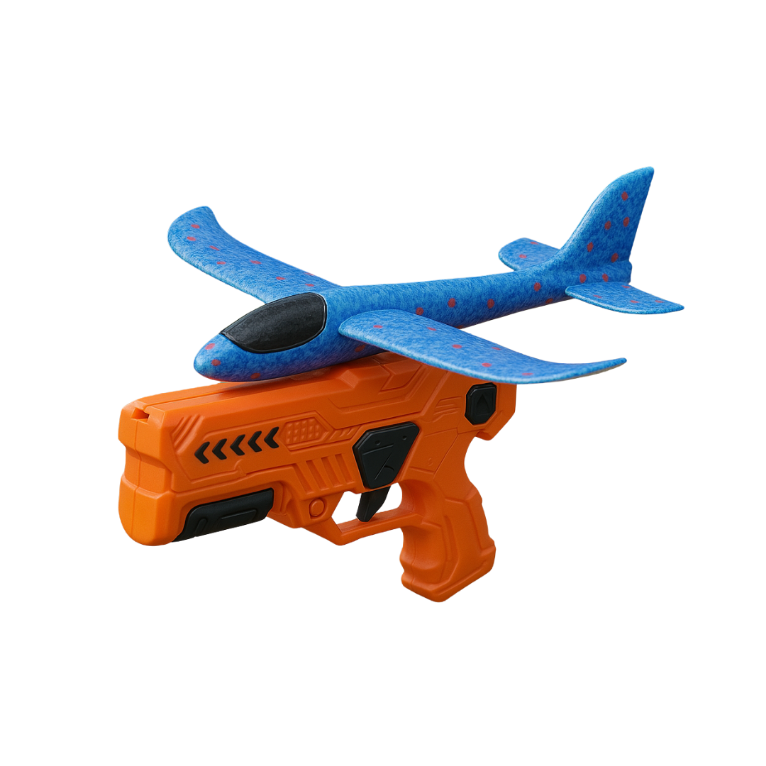 SkyBlaster | Lernen zielen & starten - Schaumstoffflugzeugwerfer