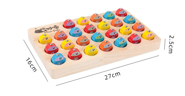 CatchWords | Buchstaben und Wörter lernen - Magnetisches Fischspiel aus Holz