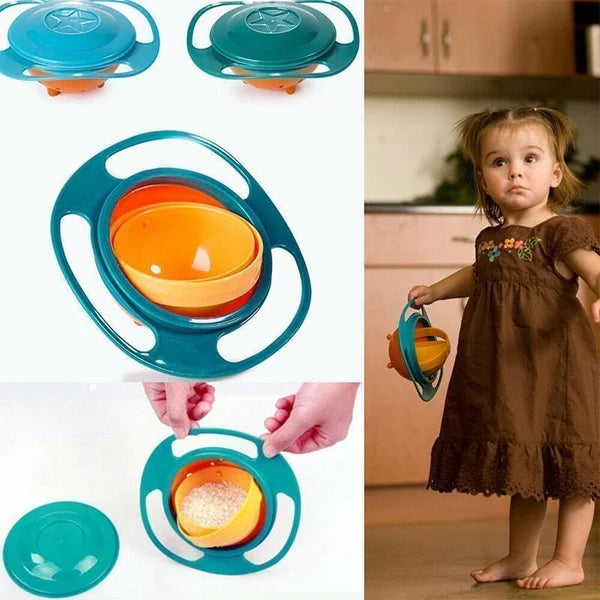 SnackBuddy | Intelligentes Design gegen Verschütten - Kleckerfreie Babyschale