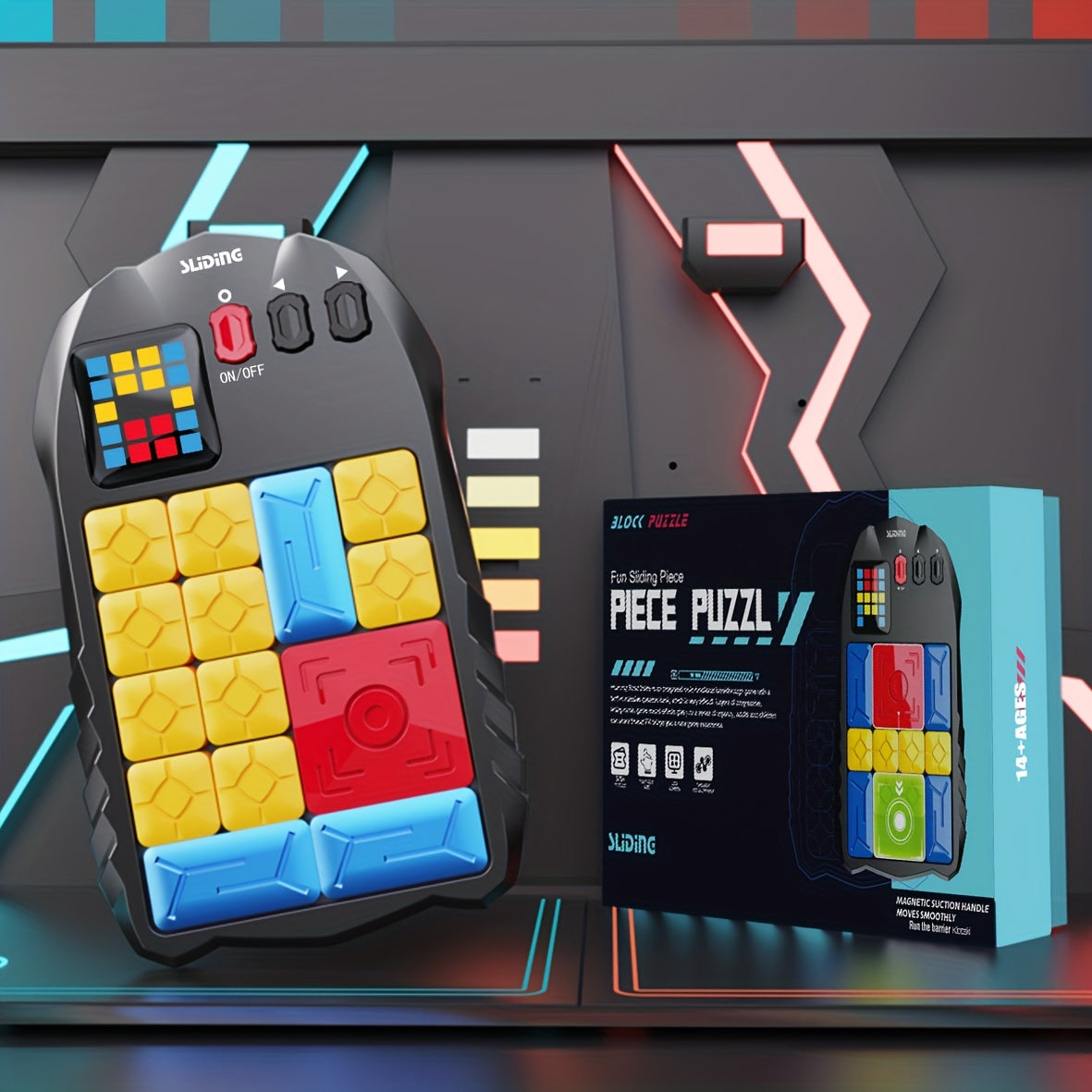 Magnetisches Puzzlespiel | Rutschen und lösen