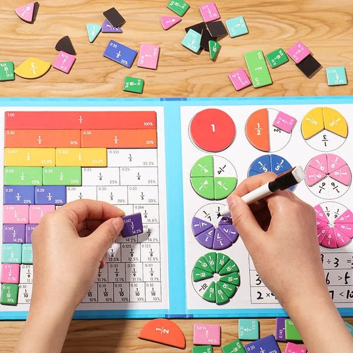 MathMinds | Brüche spielerisch entdecken - Montessori Spielbuch