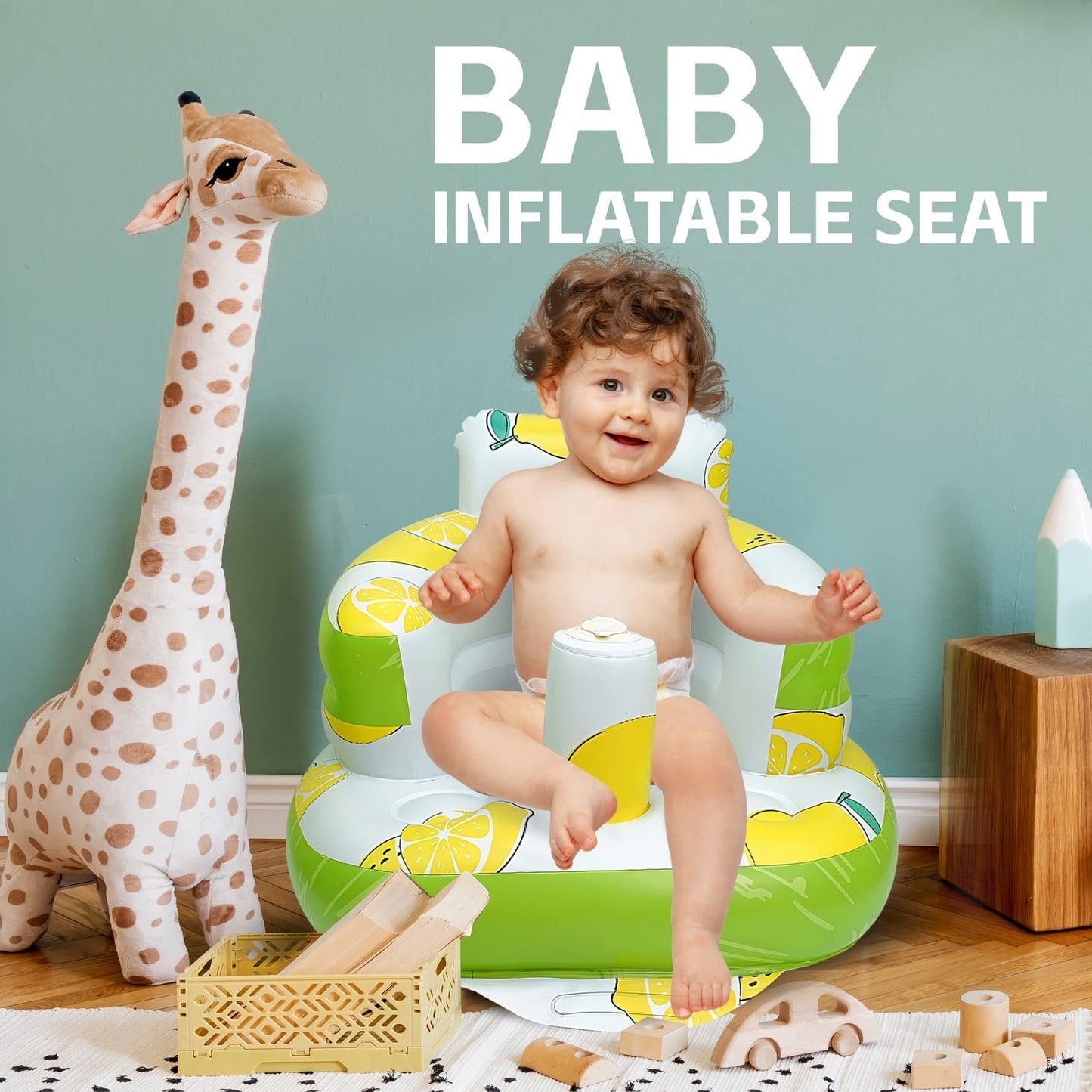 Aufblasbarer Babystuhl | Leicht und praktisch