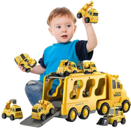 TruckTrail | Abenteuer auf Rädern mit Licht und Ton - Transport Spielzeugset