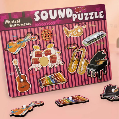 Sound | Geräusch & Form - Bildungs-Puzzlespiel