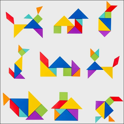 ShapeWise | Fördern Sie logisches Denken - Magnetisches Tangram-Puzzle