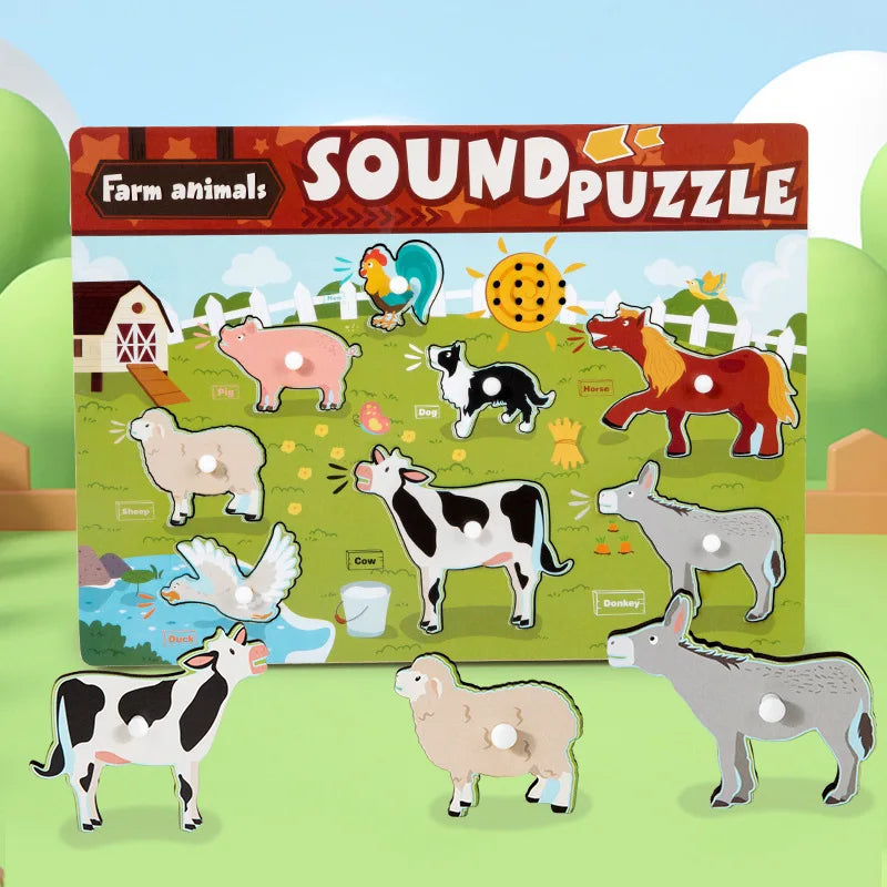 Sound | Geräusch & Form - Bildungs-Puzzlespiel