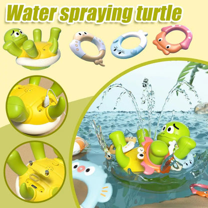 Spritzende Bad schildkröte | Spritzvergnügen im Bad