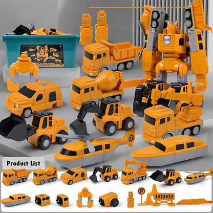 Magnetischer Roboterbaukasten | Bewegliche und rotierende Figuren bauen