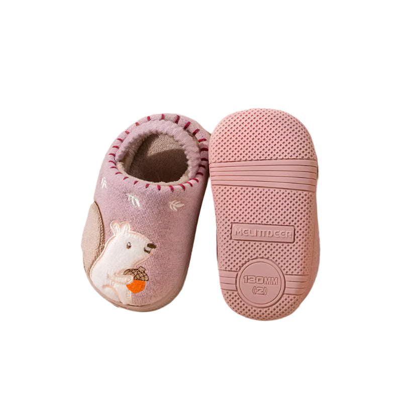 LittleLooks | Kuschelige Eichhörnchen Hausschuhe - Kinderpantoffeln