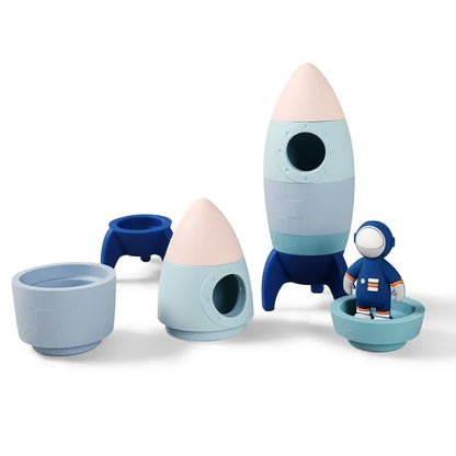 RocketPlay Blocks | Baue deine Traumrakete - Raketenset aus Holz