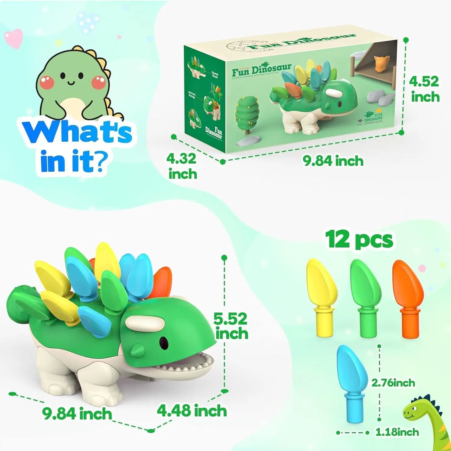 DinoDigits | Zählen mit Dino-Spaß - Motorisches Zählspiel