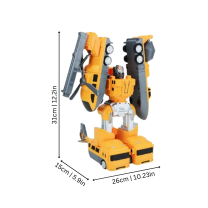 Magnetischer Roboterbaukasten | Bewegliche und rotierende Figuren bauen