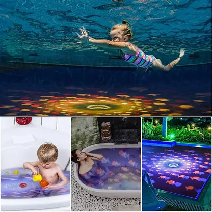 AquaGlow | Buntes Wasservergnügen - Fischprojektionslicht