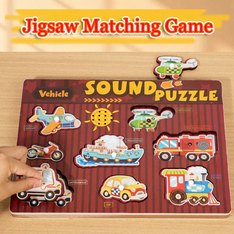 Sound | Geräusch & Form - Bildungs-Puzzlespiel