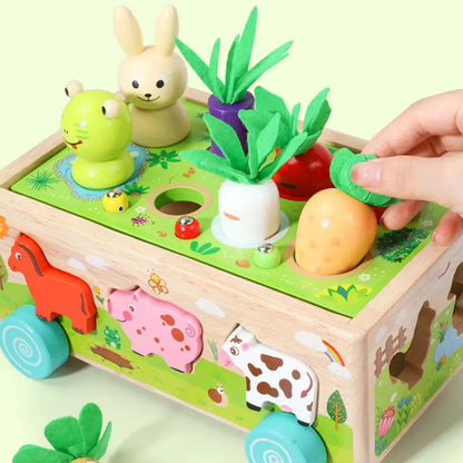 ShapeFarm | Lernen mit Tieren und Gemüse - Holzpuzzle