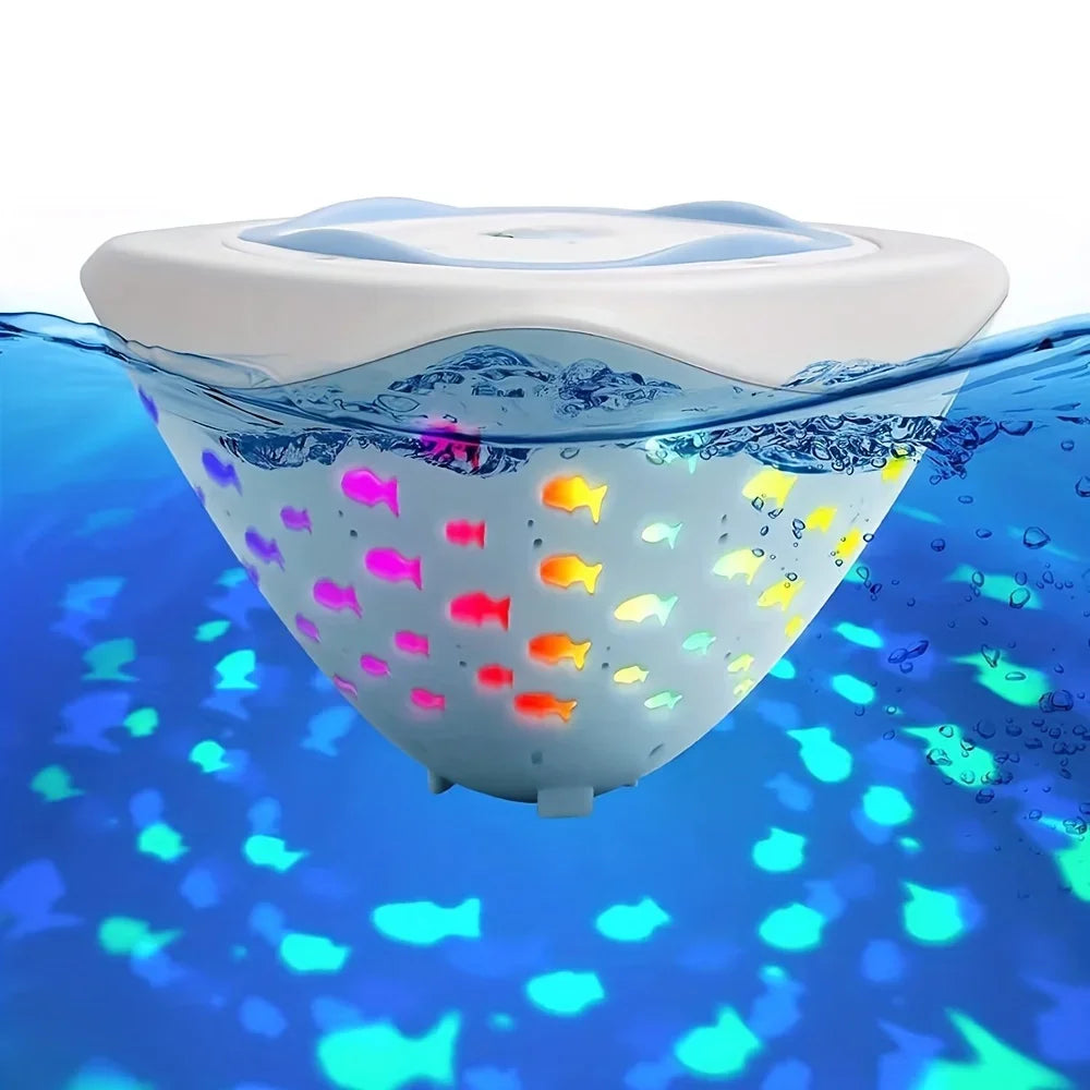 AquaGlow | Buntes Wasservergnügen - Fischprojektionslicht
