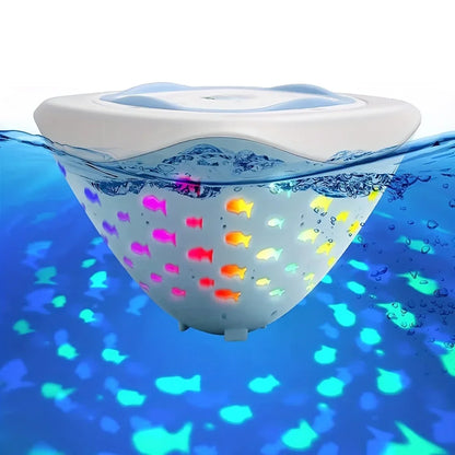 AquaGlow | Buntes Wasservergnügen - Fischprojektionslicht