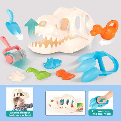 SandRex | Kreatives Spielen - Dino Sandformset