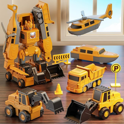 Magnetischer Roboterbaukasten | Bewegliche und rotierende Figuren bauen