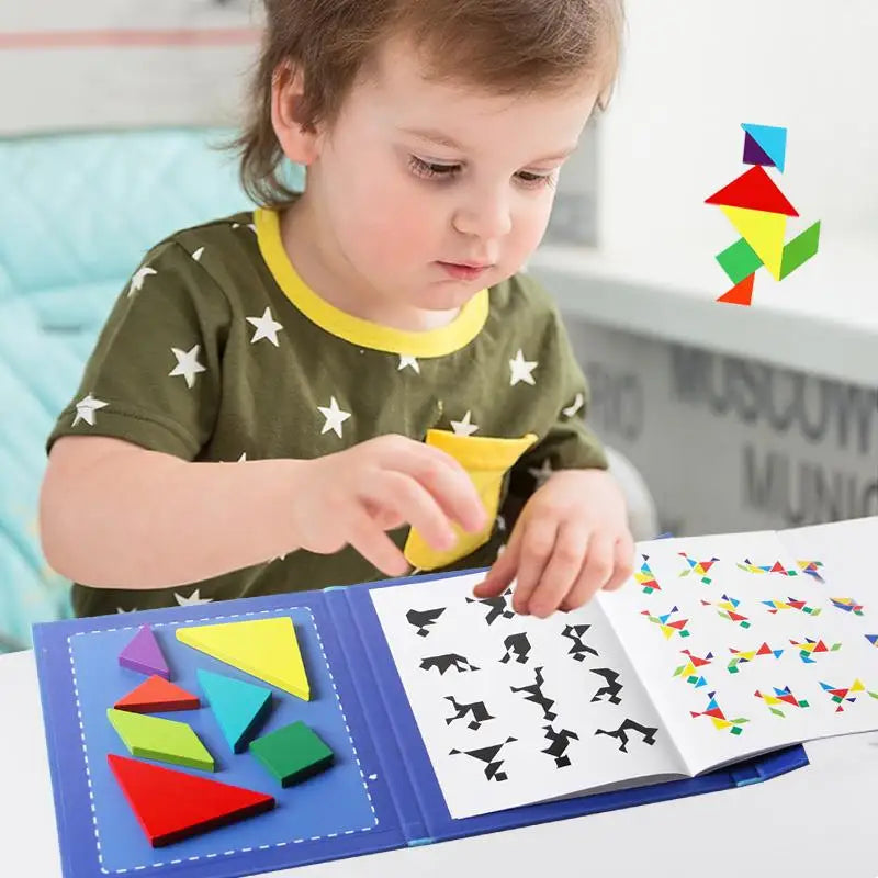 ShapeWise | Fördern Sie logisches Denken - Magnetisches Tangram-Puzzle