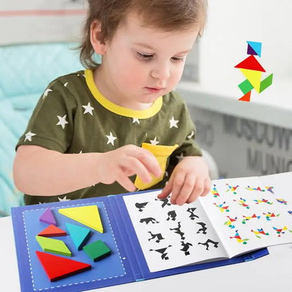ShapeWise | Fördern Sie logisches Denken - Magnetisches Tangram-Puzzle