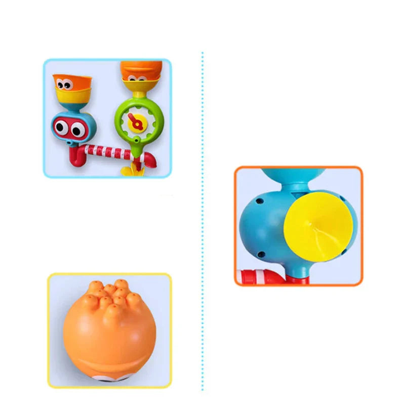 SpinSplash | Drehen, entdecken und genießen - Babybad Wasserrad