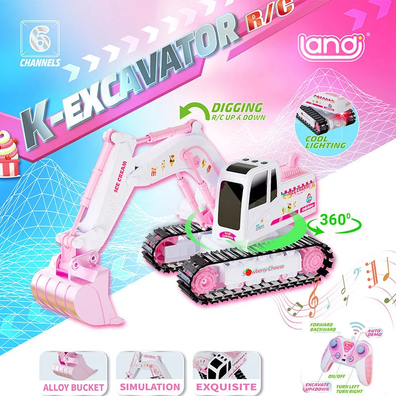 DiggiQueen | Graben, bauen, entdecken - RC Bagger