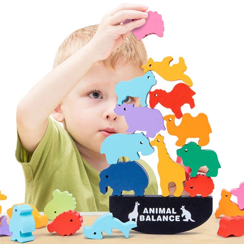 Balance-Spiel aus Holz | Herausfordernd und lehrreich