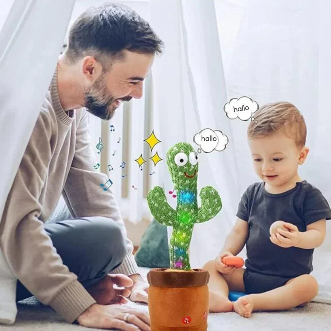 CactusBuddy | Wiederholt Wörter und singt mit - Interaktives Spielzeug