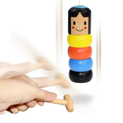 FlexiWood | Magischer Biegsamer Holzakrobat - Holzspielzeug