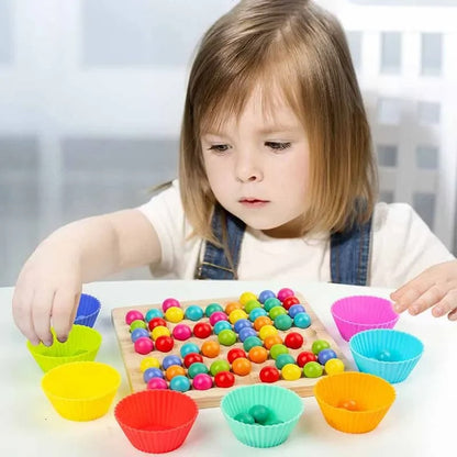PerlenBlox | Montessori Perlentafel - Farbe, Zählen & Gewinnen