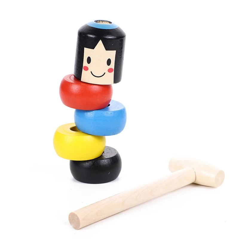 FlexiWood | Magischer Biegsamer Holzakrobat - Holzspielzeug
