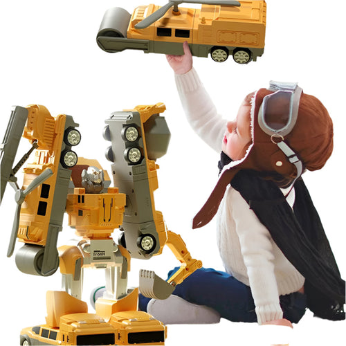 BuildoMagnet | Fahrzeuge und Roboter bauen - Magnetisches Spielzeug