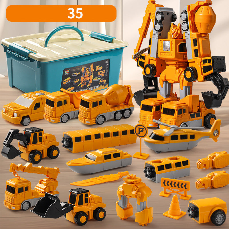 BuildoMagnet | Fahrzeuge und Roboter bauen - Magnetisches Spielzeug