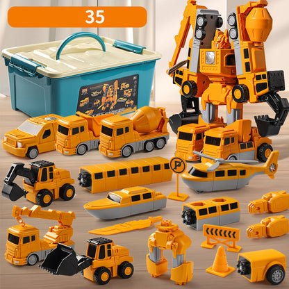 BuildoMagnet | Fahrzeuge und Roboter bauen - Magnetisches Spielzeug