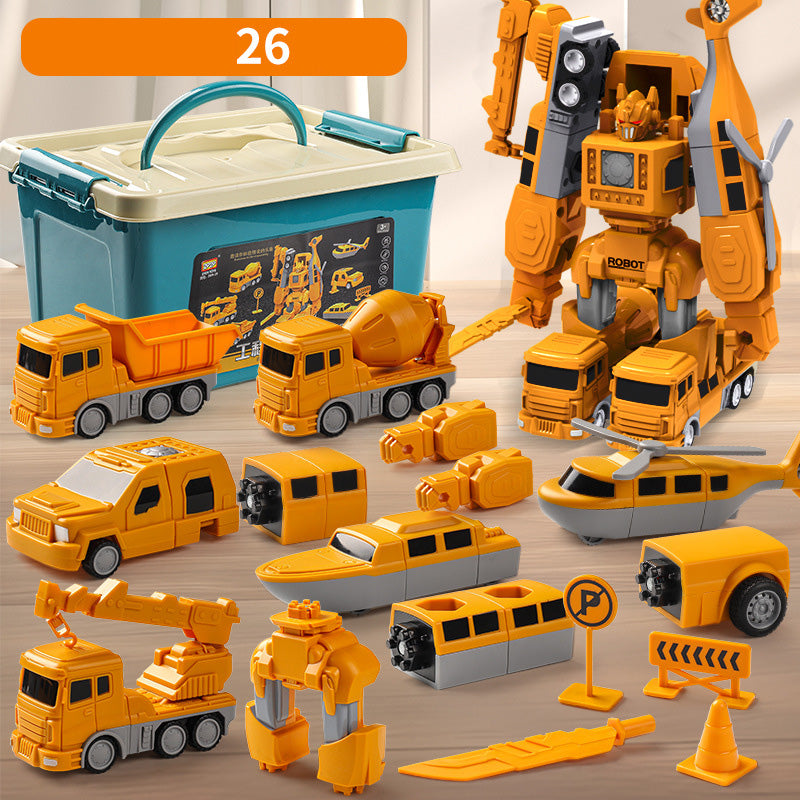 BuildoMagnet | Fahrzeuge und Roboter bauen - Magnetisches Spielzeug