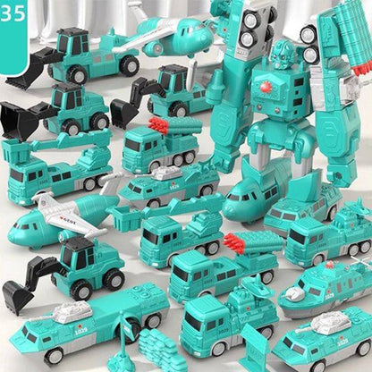 BuildoMagnet | Fahrzeuge und Roboter bauen - Magnetisches Spielzeug